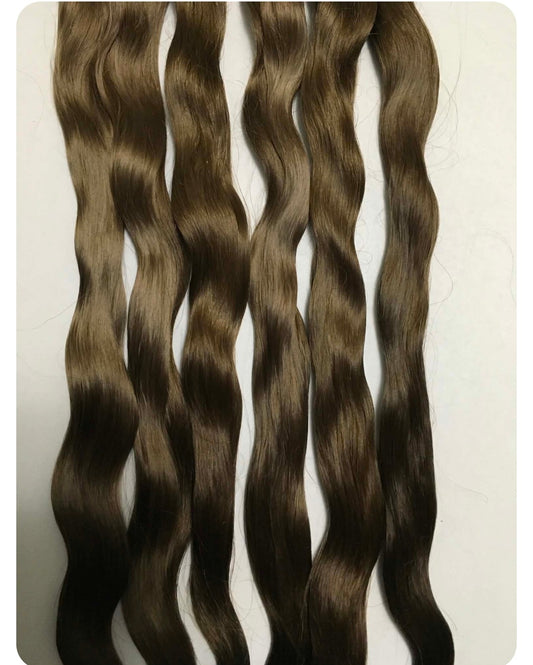 Straight light brown